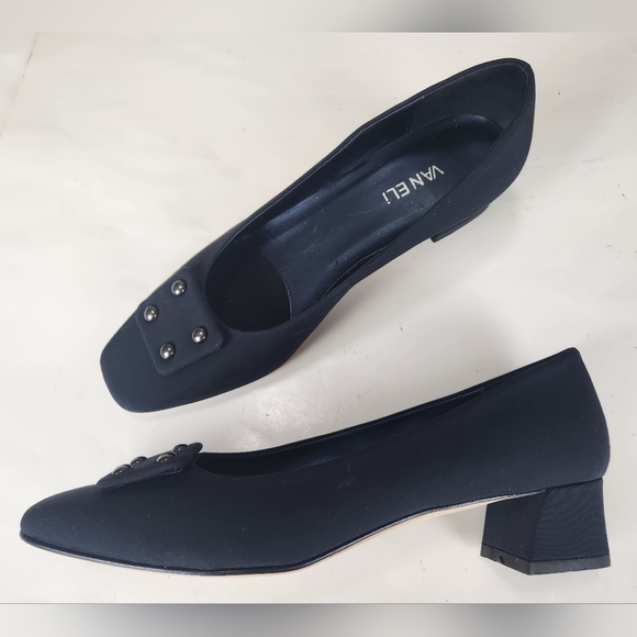 Vaneli Women's Black Block Heel Shoes size 10 - Picture 5 of 11